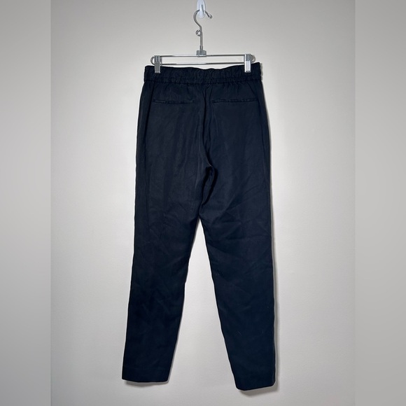Babaton by Aritzia Soft Lyocell Trousers Relaxed Fit Lightweight Black Size 2 - Picture 2 of 8